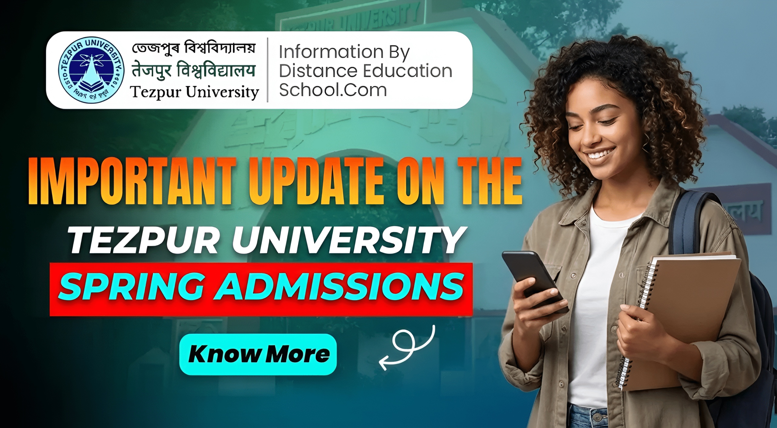 Tezpur University Spring Admissions 2026