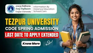 Tezpur University Admissions